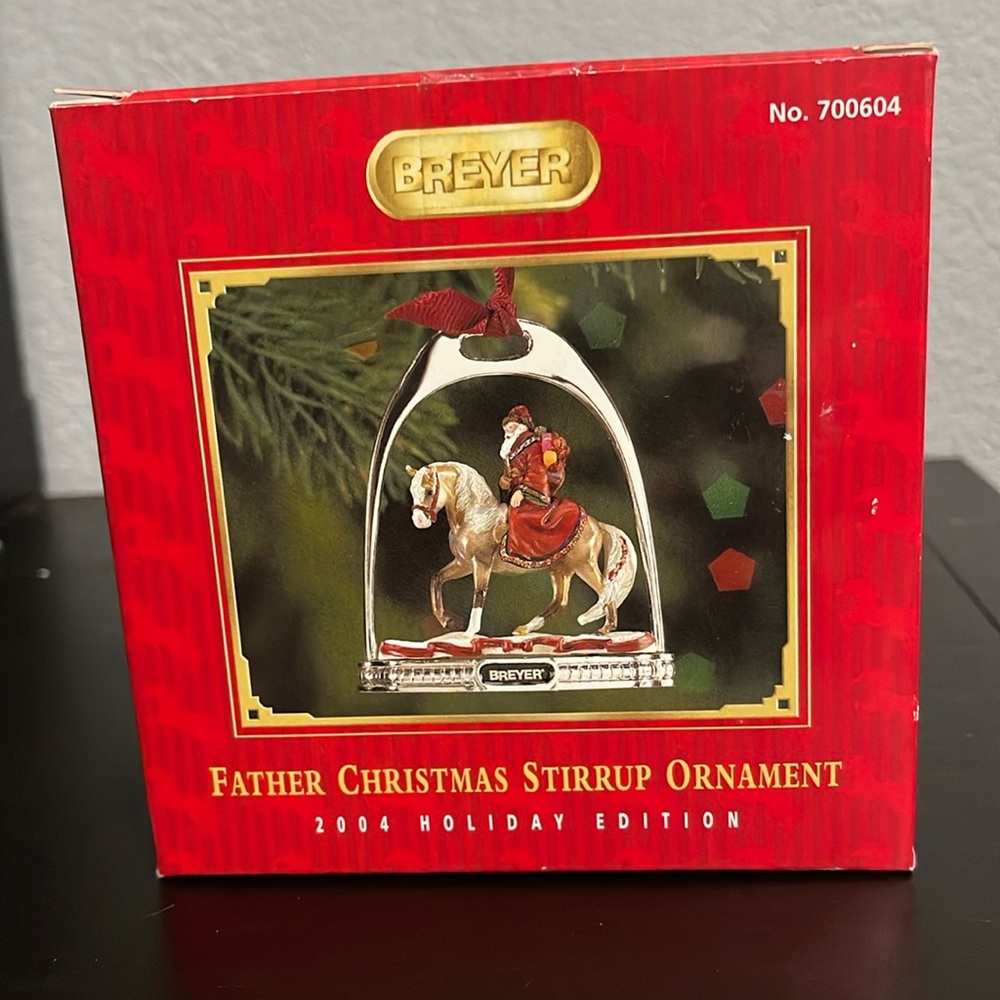 Breyer 2004 Father Christmas Stirrup Ornament